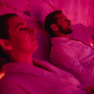 Pärchen, was sich ausruht