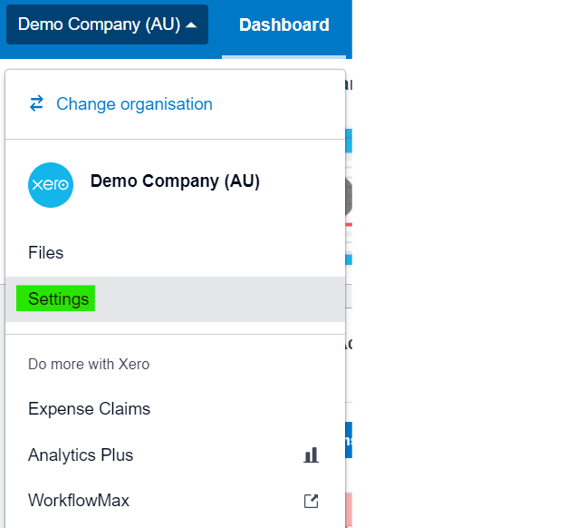 Xero Access Step One