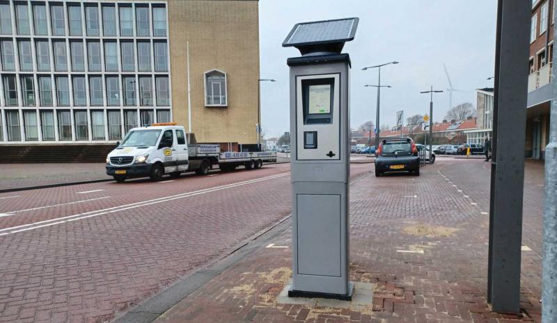 Nieuwe CWT S5 parkeerautomaten in Velsen