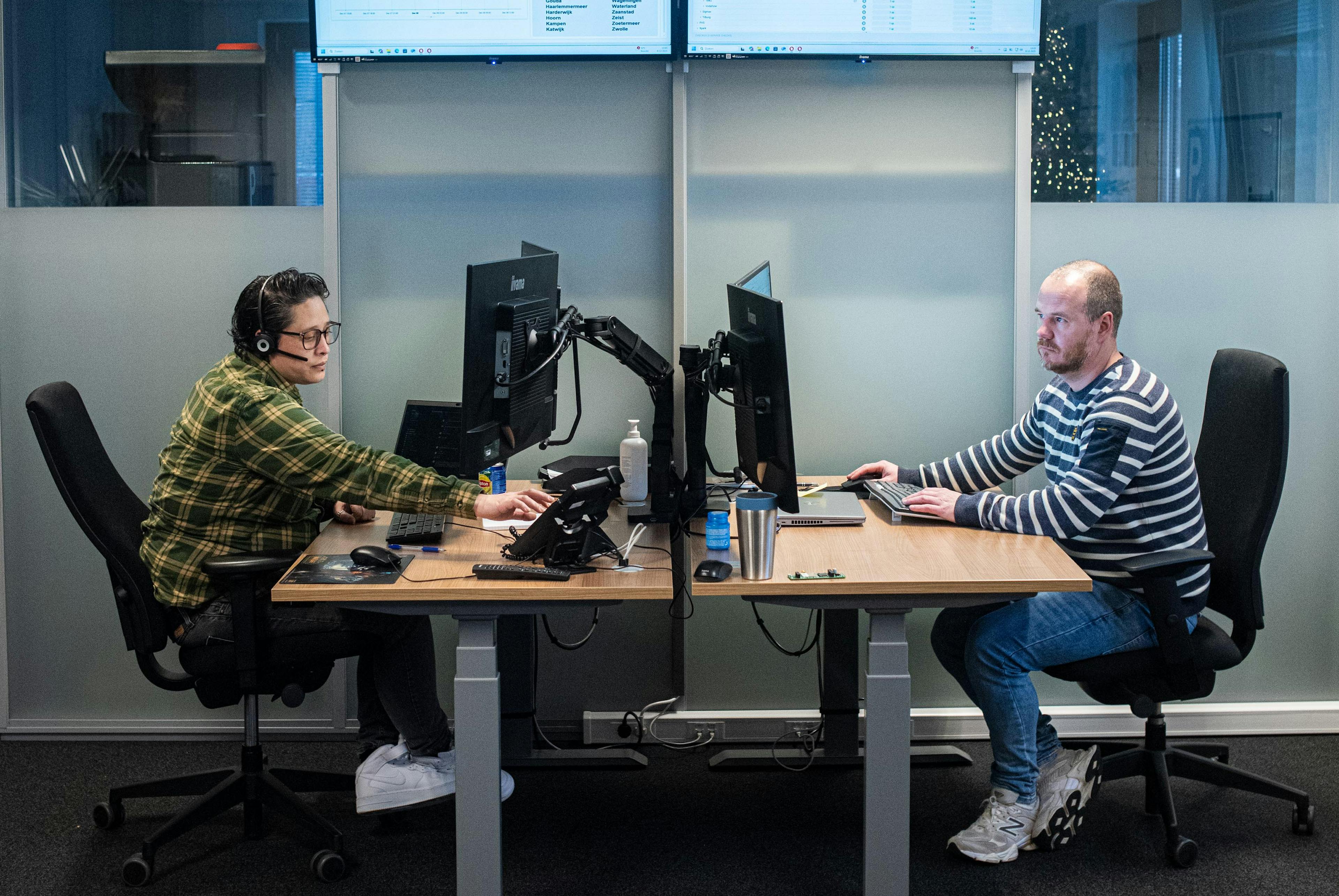 2 werknemers van Taxameter