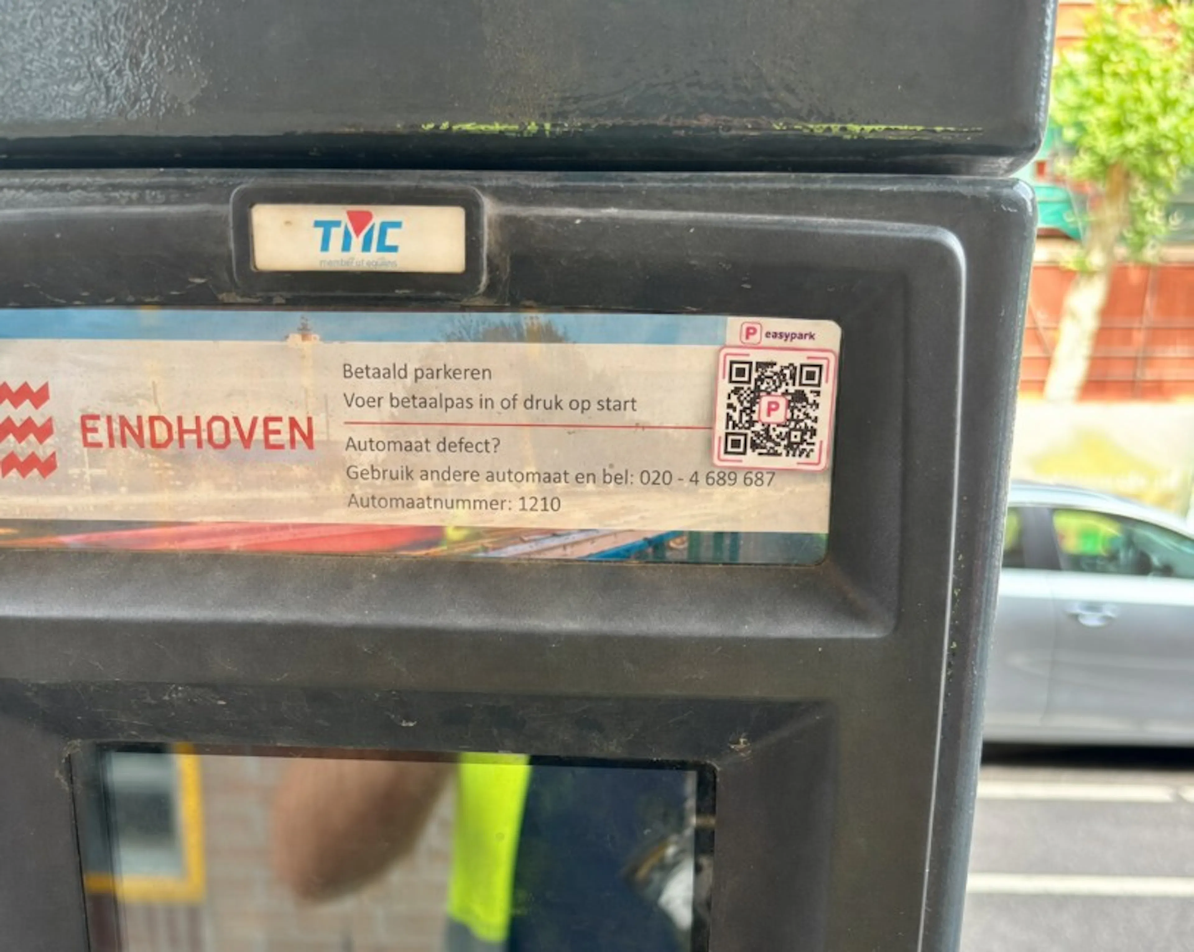 Valse QR-code op parkeerautomaat