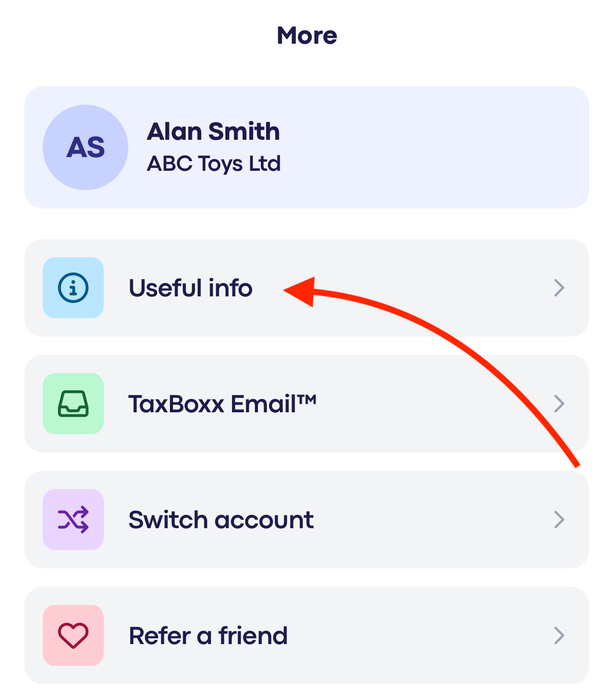 Useful info of TaxBoxx app