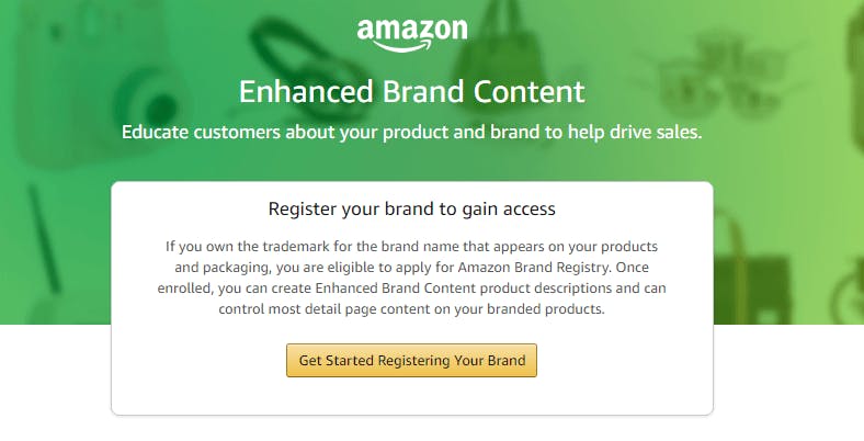 Amazon Enhanced Brand Content Optimization