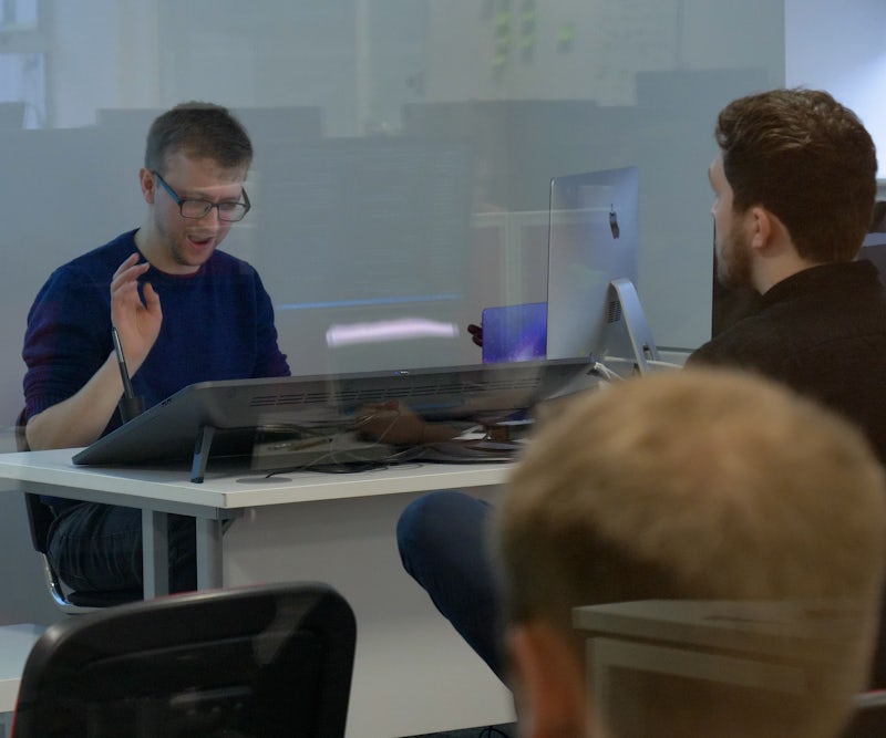 Our coding classroom in Manchester, Leeds, Birmingham and Newcastle