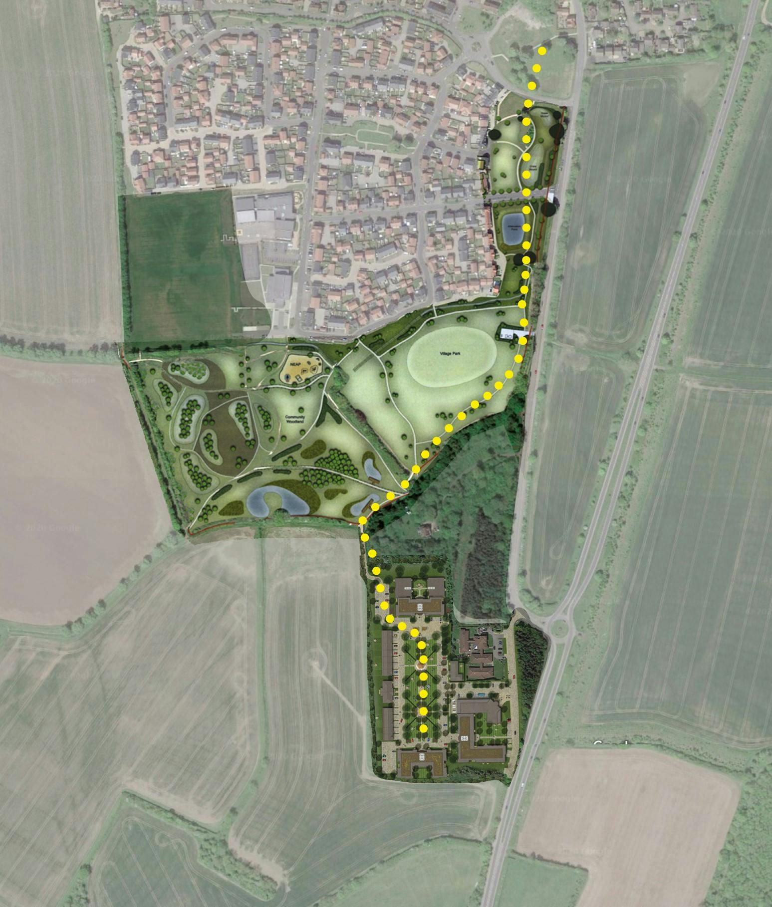 Links with Silsoe village Taymer Park