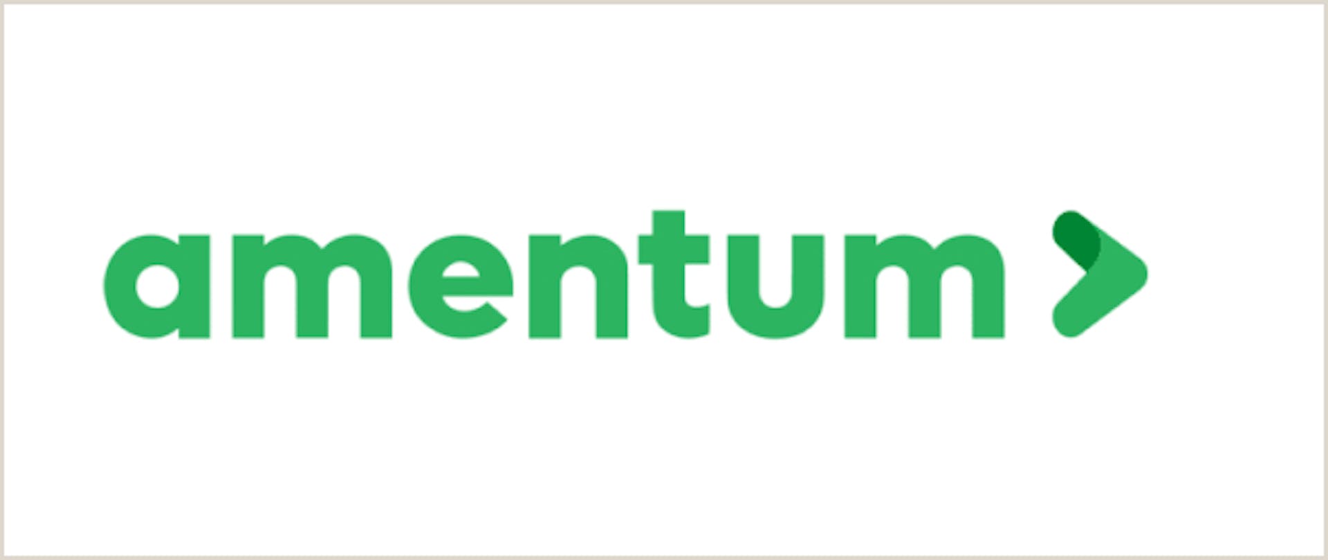 Amentum logo.