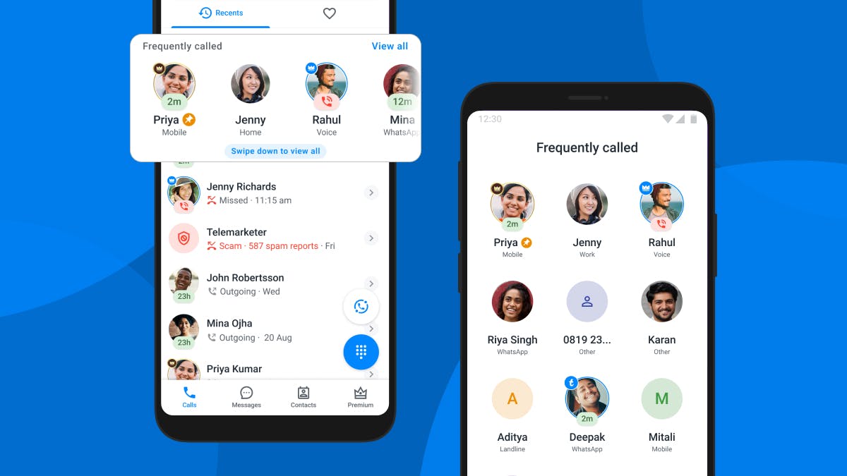 Stay connected with all your frequently called contacts 