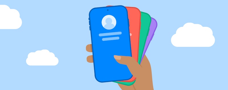 An image showing all the screen colors of Truecaller's Caller ID