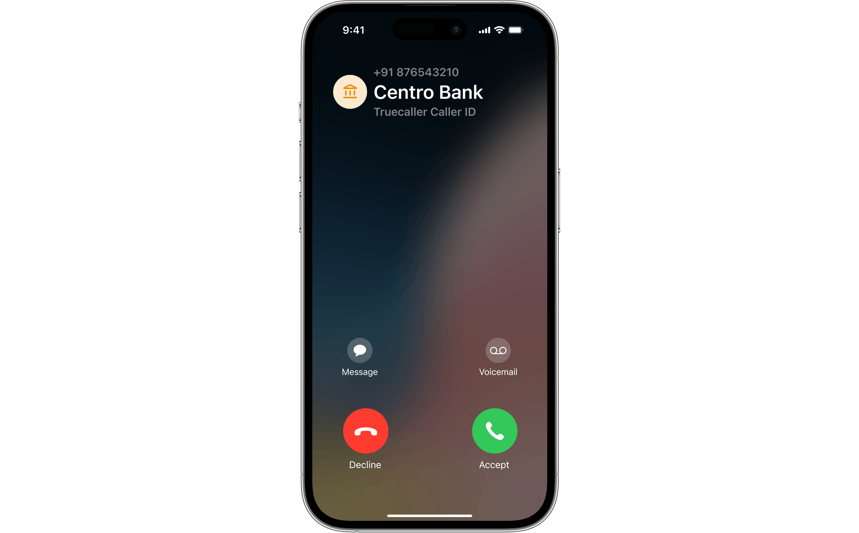 Live Caller ID Lookup Example on iOS