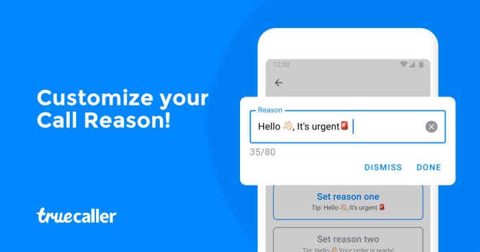 Call Reason Feature Call Out - Truecaller