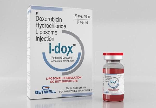 Getwell Doxorubicin Hydrochloride Liposome Injection, Data source: the official website of Getwell