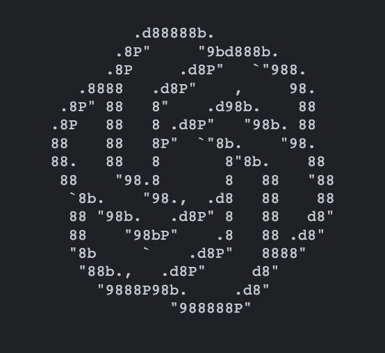 OpenAI logo rendered in ASCII