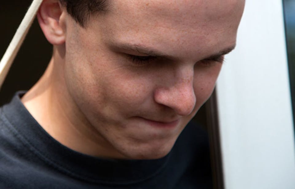 Tom looking moody