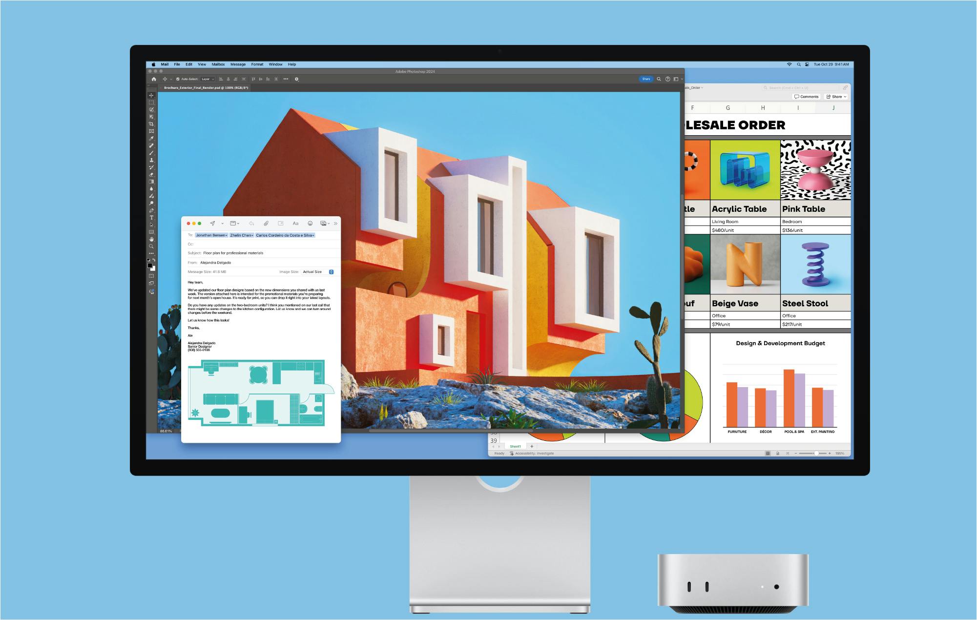 Mac mini mit Studiodisplay