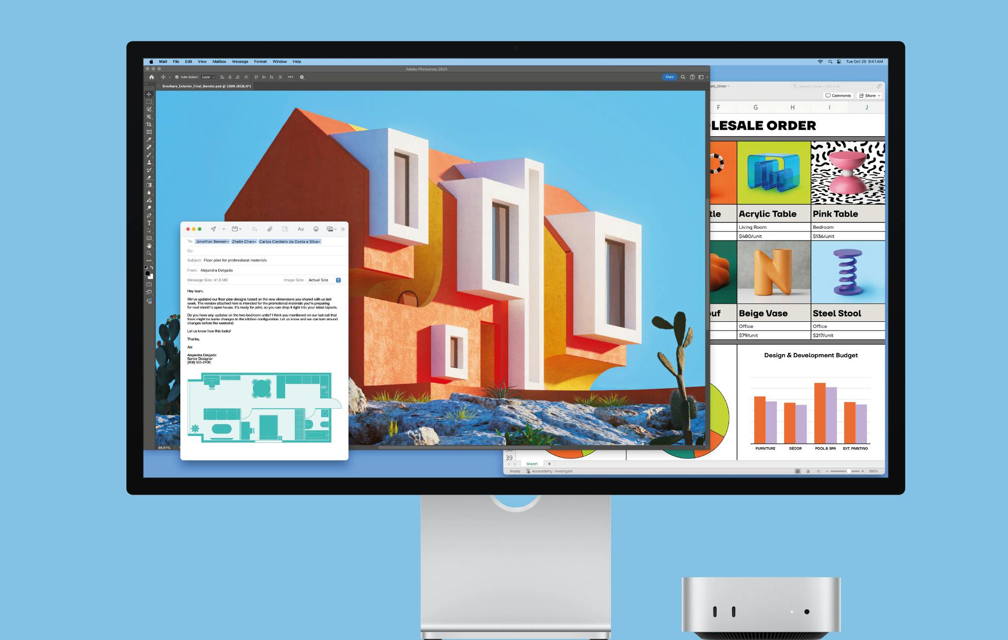 Mac mini mit Studiodisplay