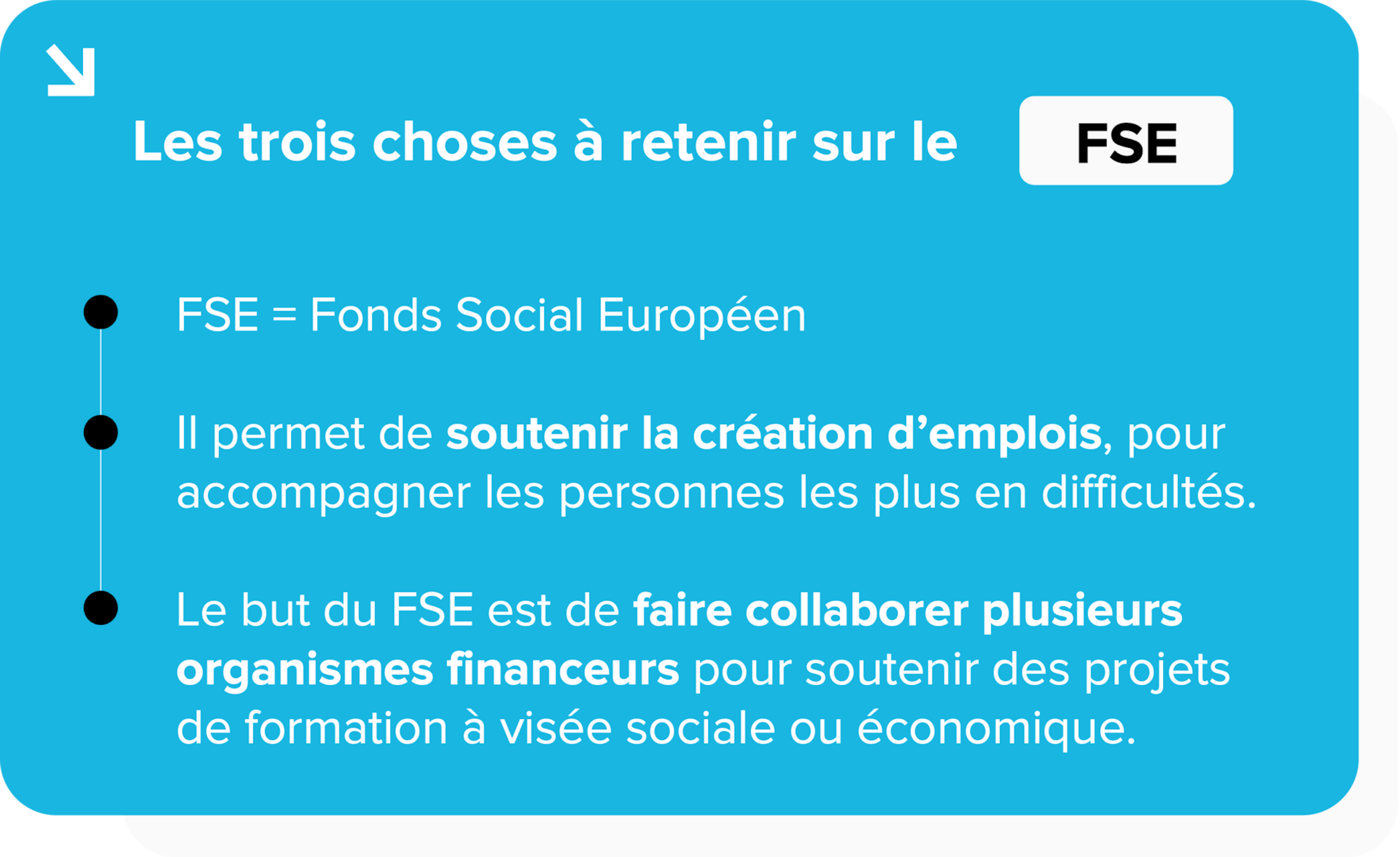 Trois choses à retenir sur le FSE