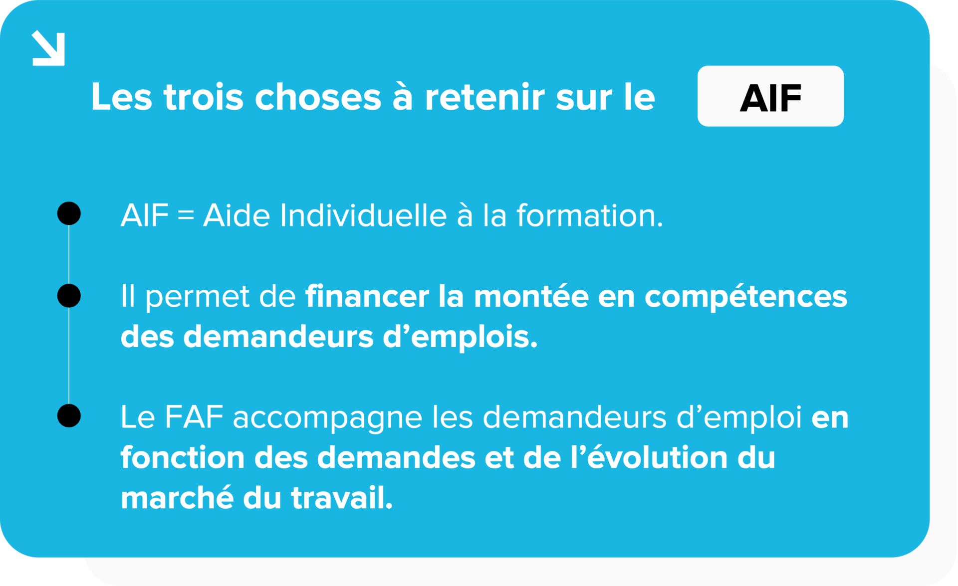 Trois choses à retenir sur l'AIF