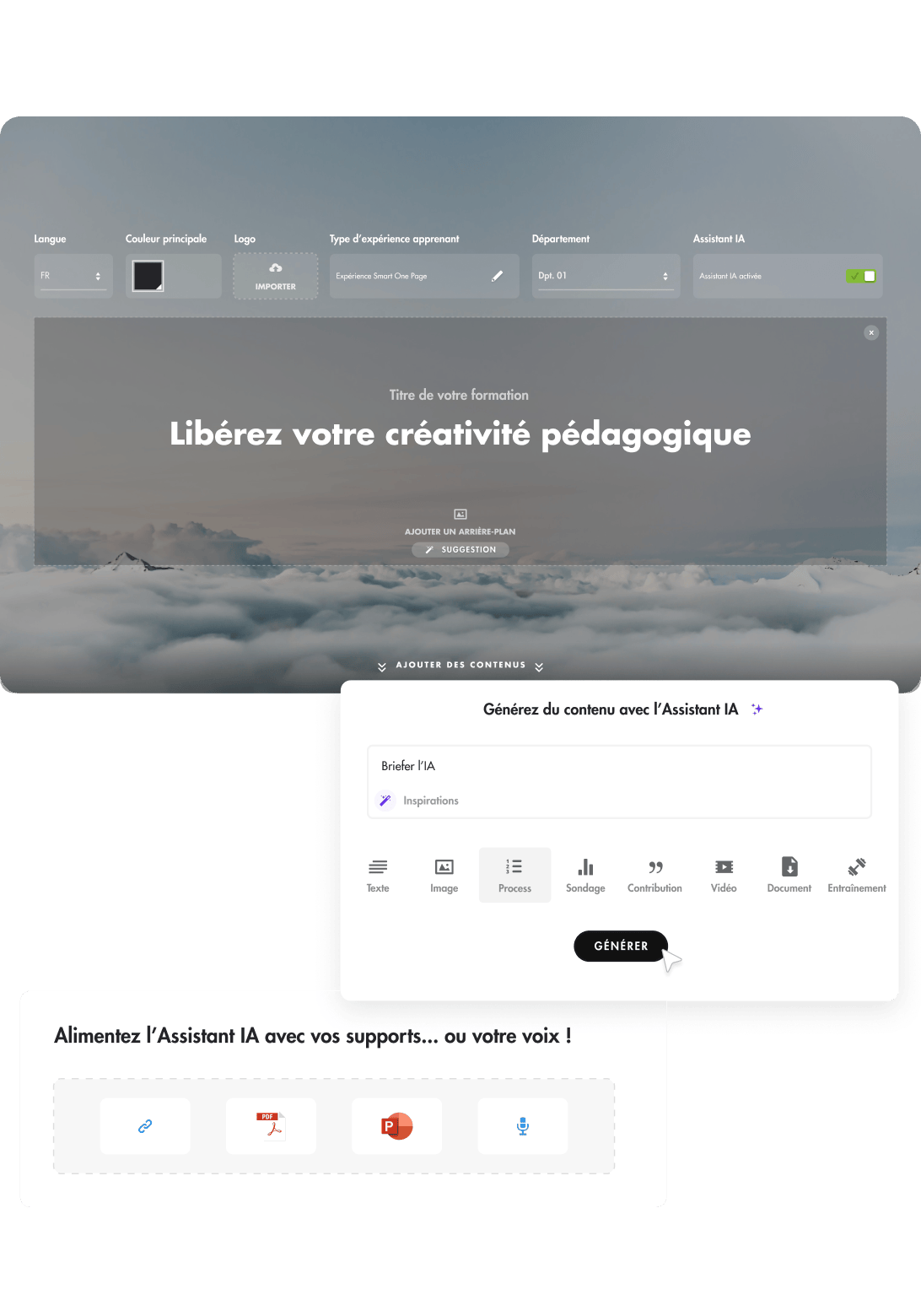 Creation intuitive avec Teach Up