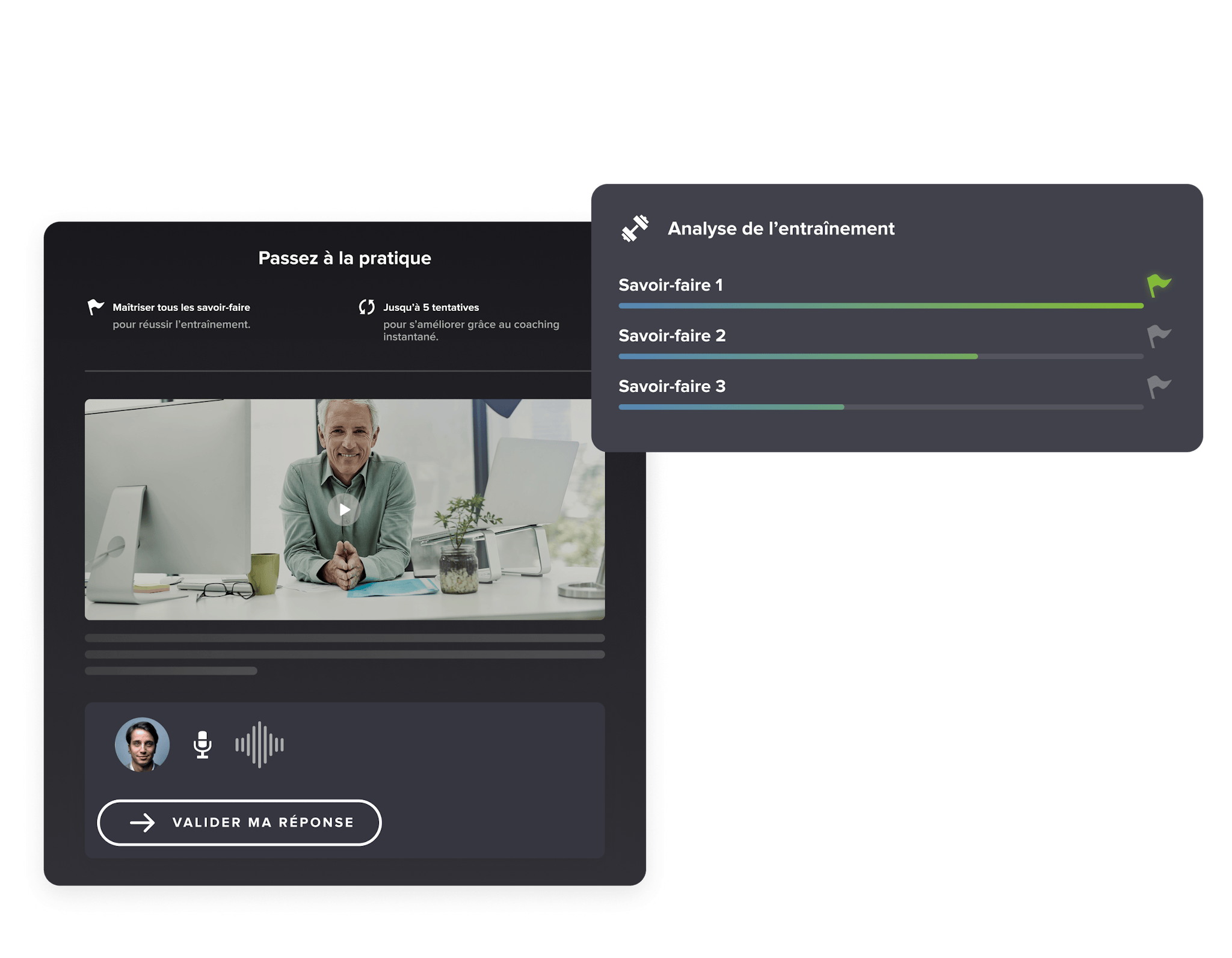 Entrainement coaché avec Teach Up