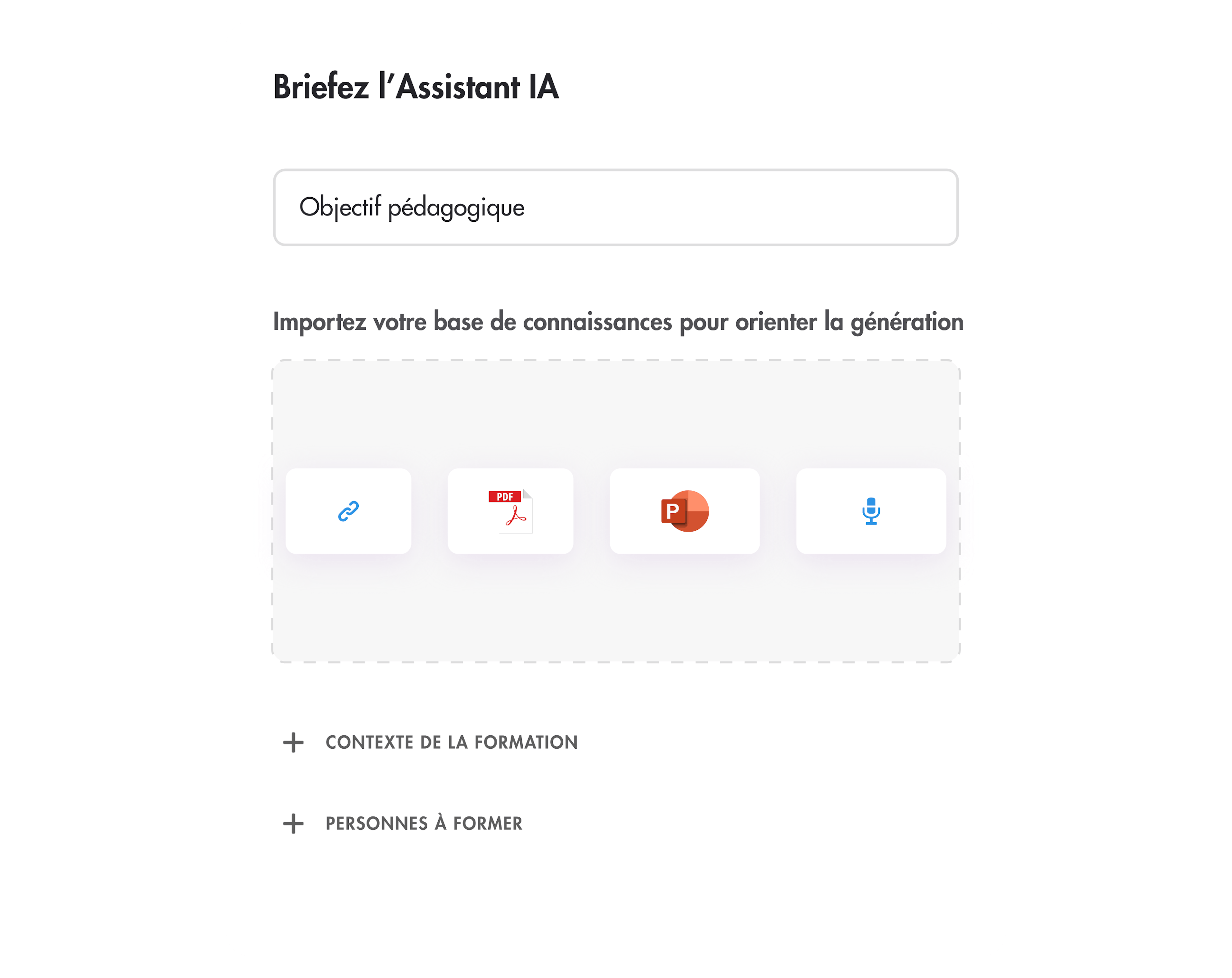 Brief Assistant IA Teach Up