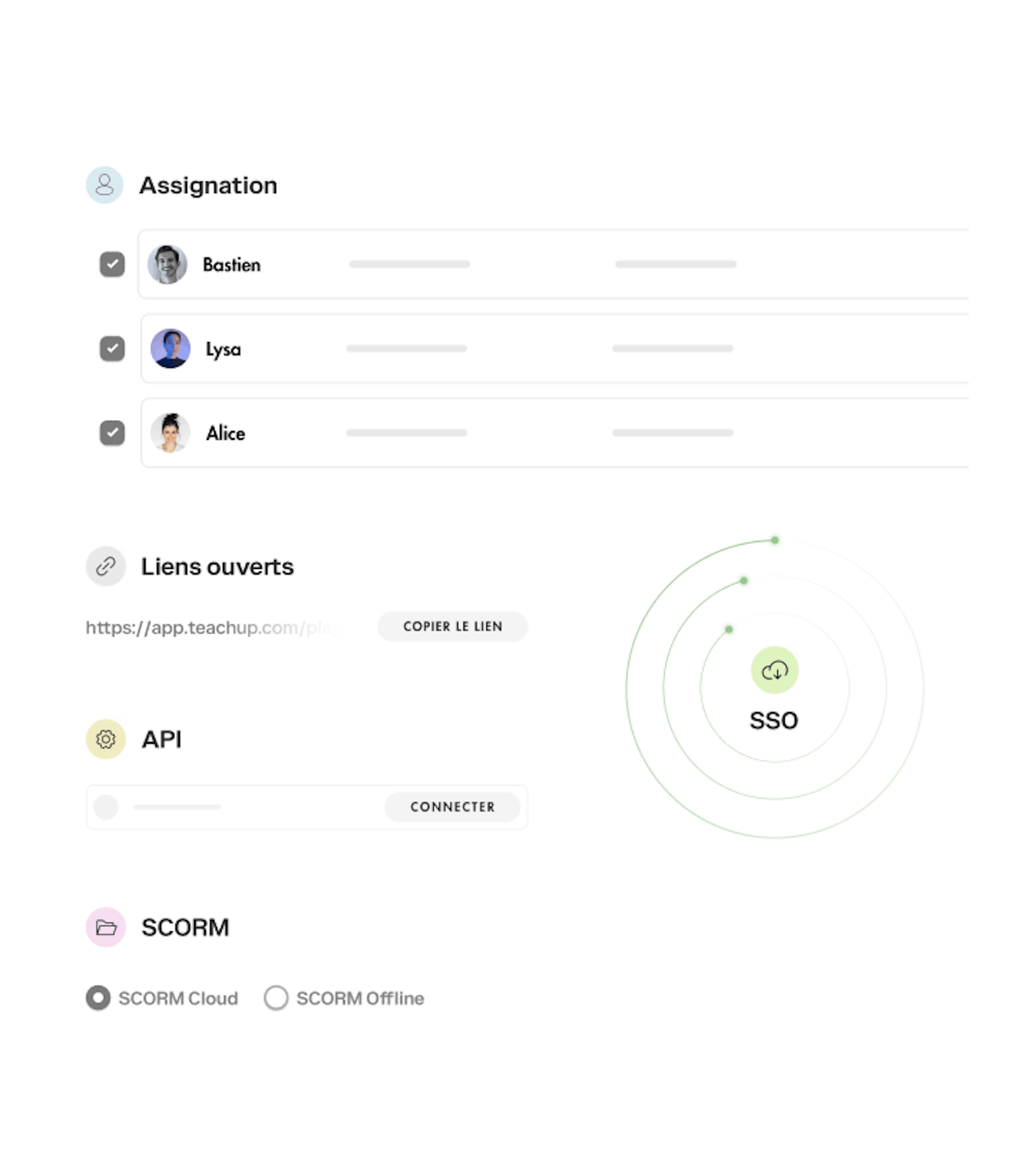 Diffusion facilitée sur Teach Up