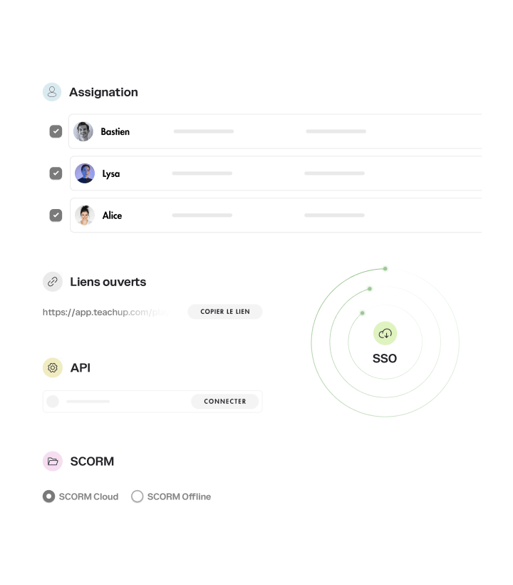 Diffusion facilitée sur Teach Up