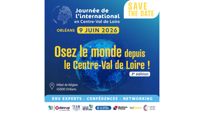 La Journée de l'International en Centre-Val de Loire aura lieu le 9 juin 2026