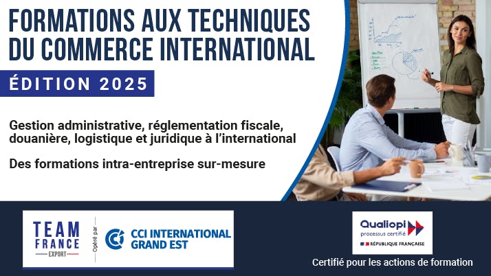 Découvrez le programme 2024 des formations Commerce International proposées par CCI International Grand Est