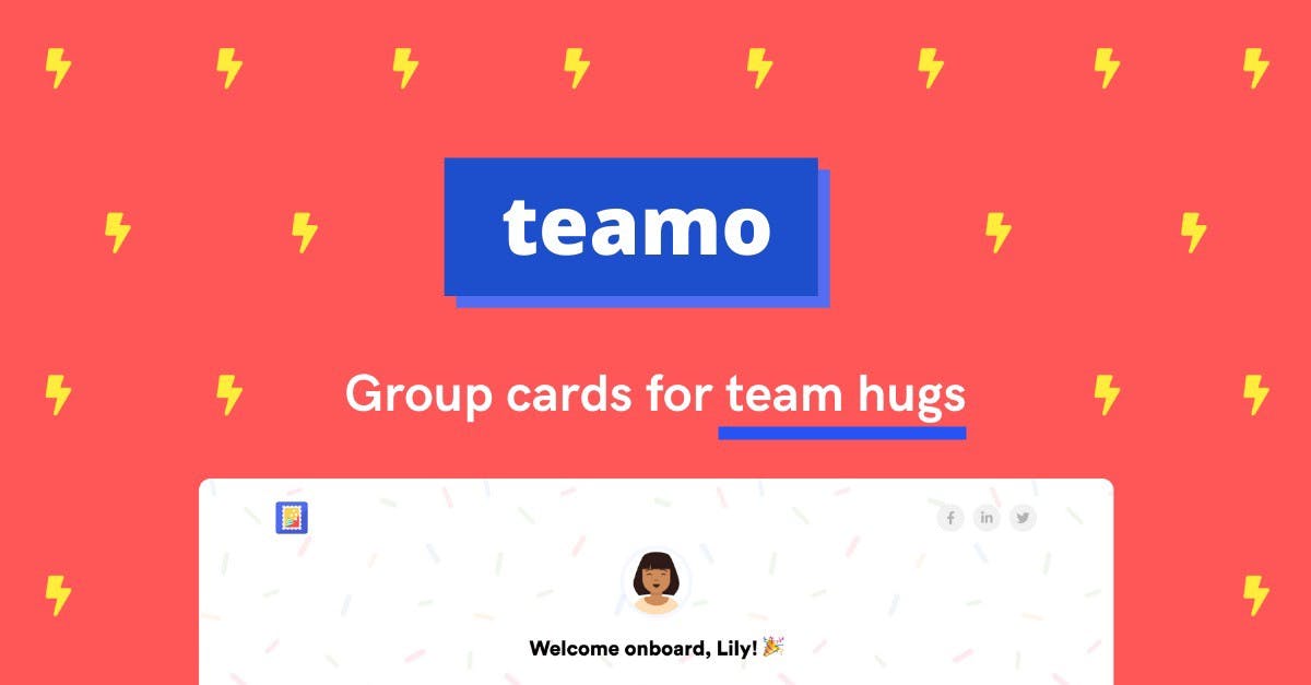 Cover Image for Group card, group e-card: Teamo | Better than Kudoboard