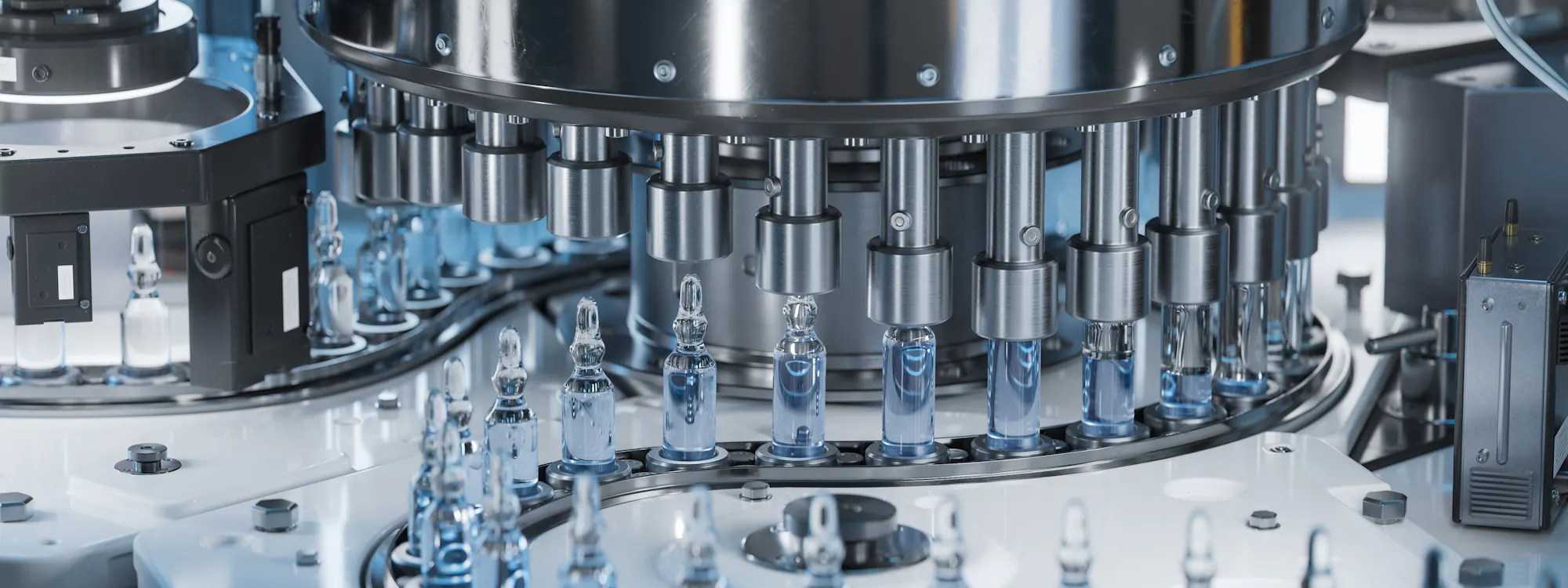 Automatisierte Abfüllanlage zur präzisen Lohnabfüllung von Flüssigkeiten in der industriellen Produktion