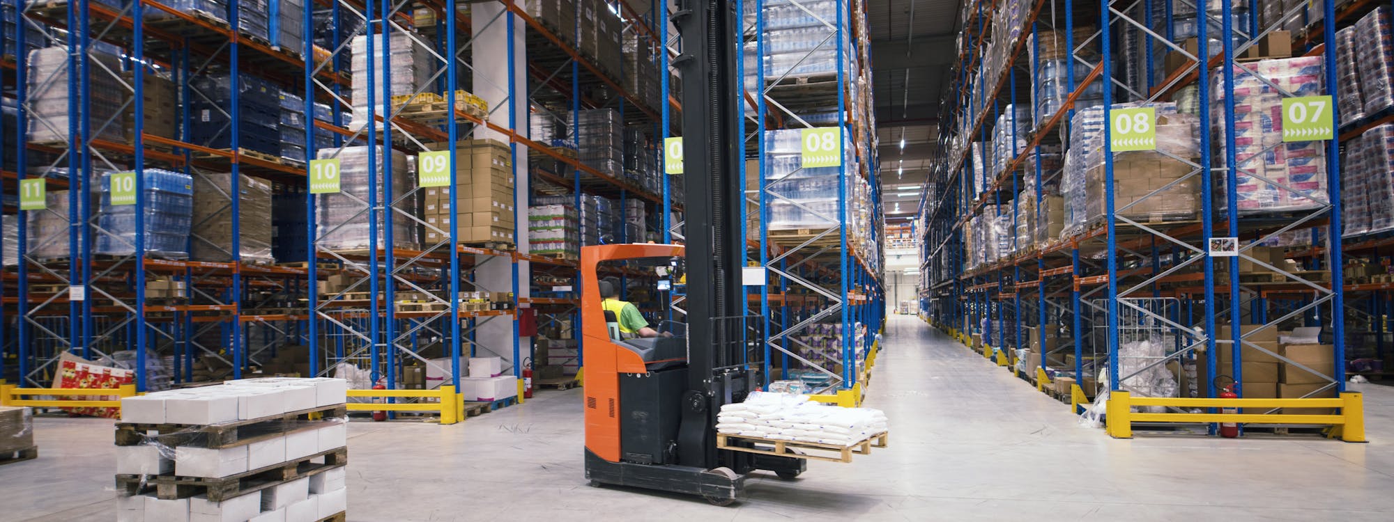 Materialversorgung in der Logistik