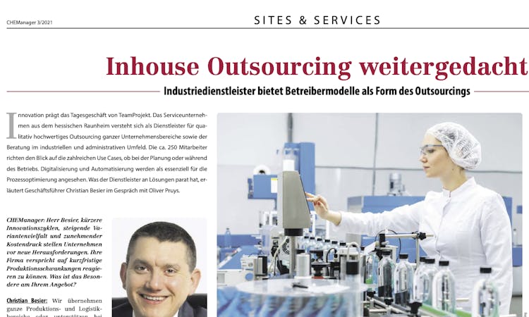 CHEManager Interview Betreibermodelle