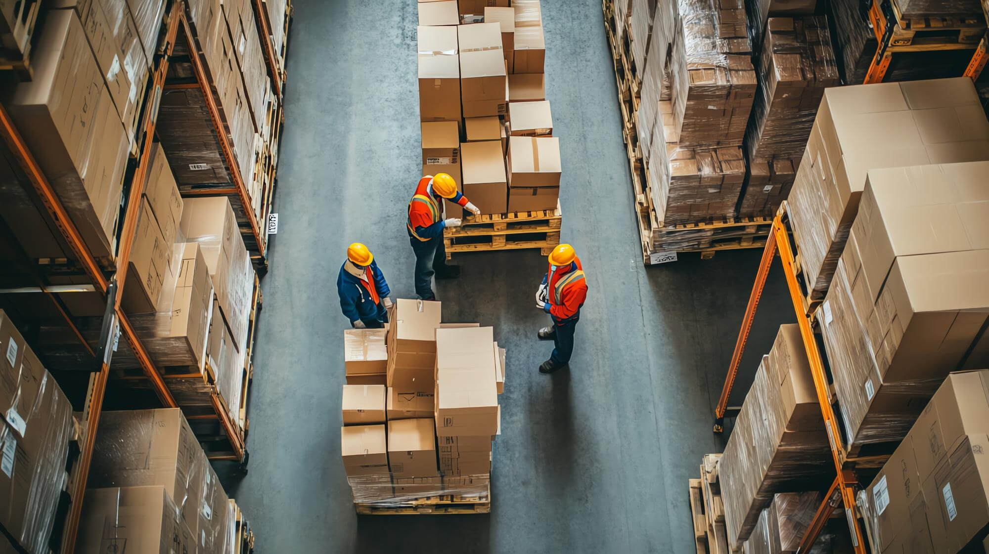 Mitarbeiter im Warehouse Management