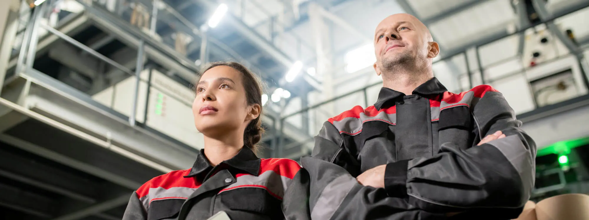 Mitarbeiter in der Produktion