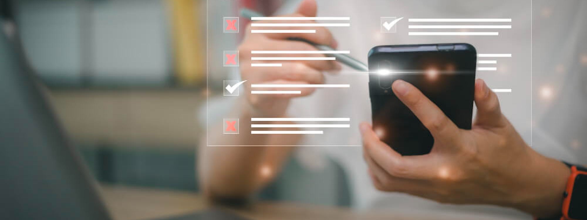 Digitale Checkliste zur Wareneingangskontrolle