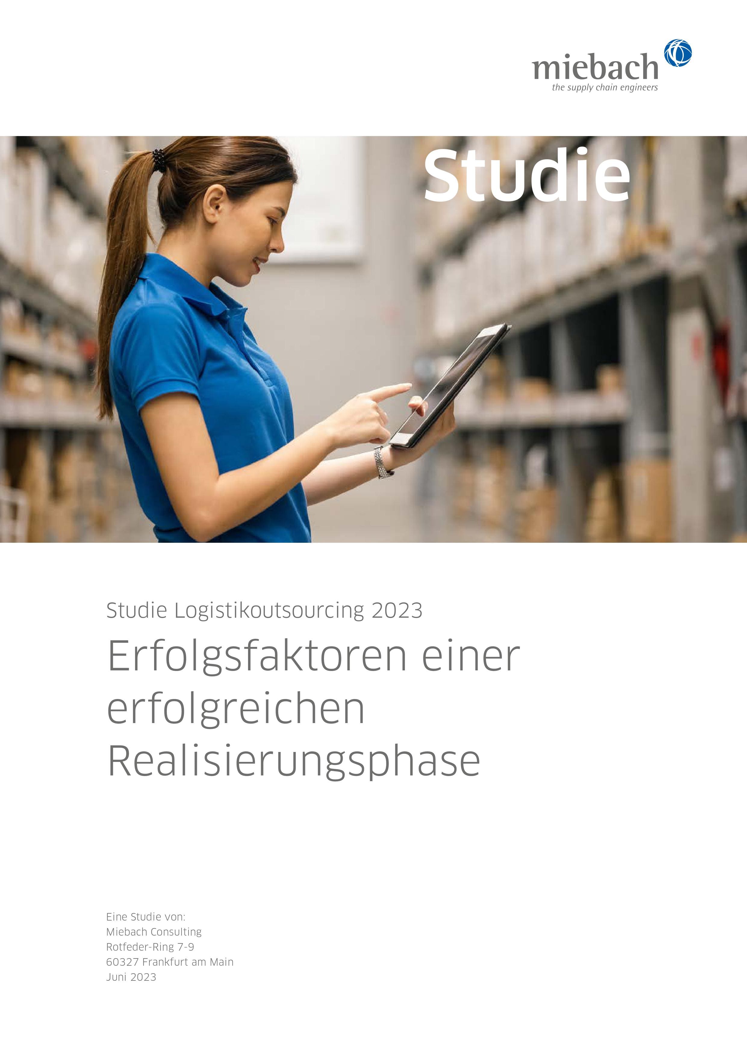 Miebach Studie Logistik Outsourcing 2023