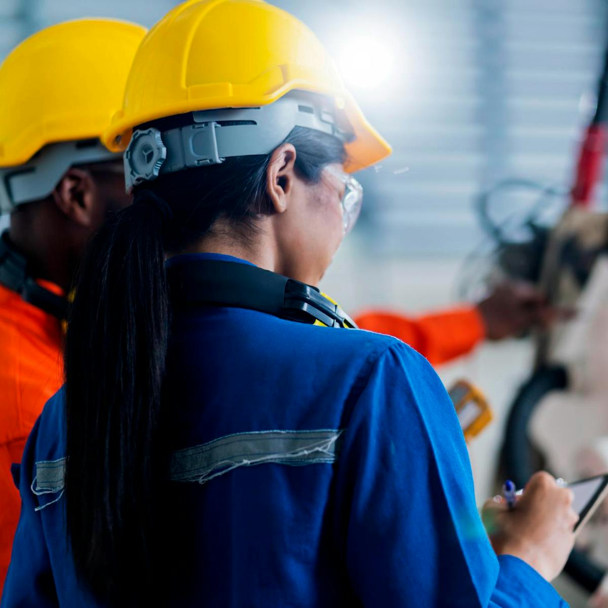 Mitarbeiter im Labor