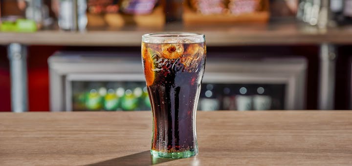 Glass of cola 