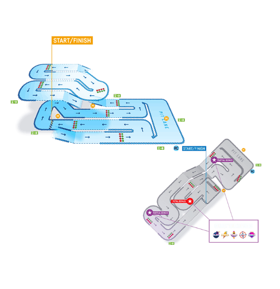 Reading Track Map