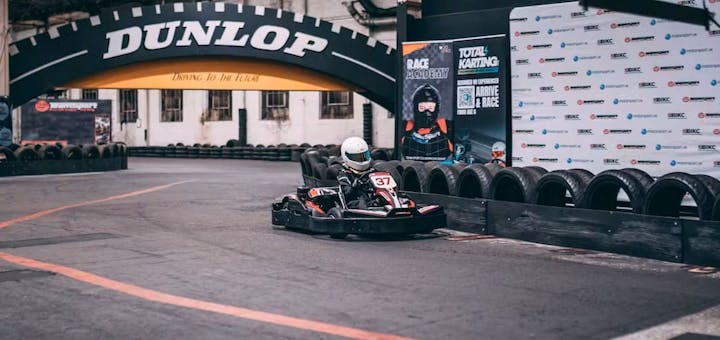 Kart on track at Warrington