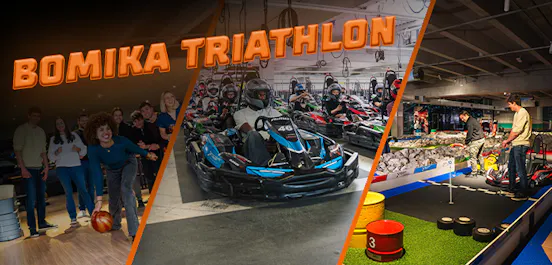 Bomika, Bowlen, Kartfahren und Minigolf