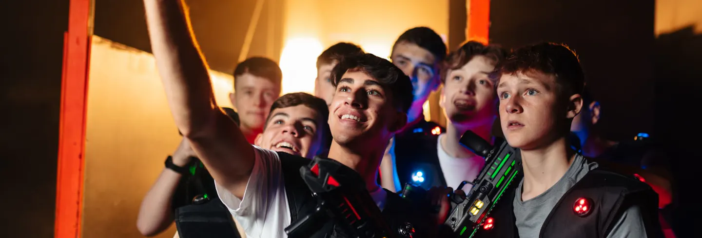 Laser Tag event at TeamSport