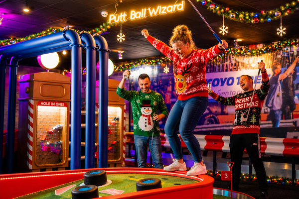 Mini Golf Christmas Party