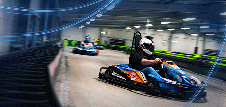 Rennen mit EKarts