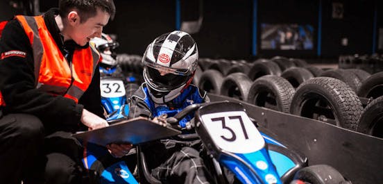 Go Karting Lesson - Child in a Kart with the instructor