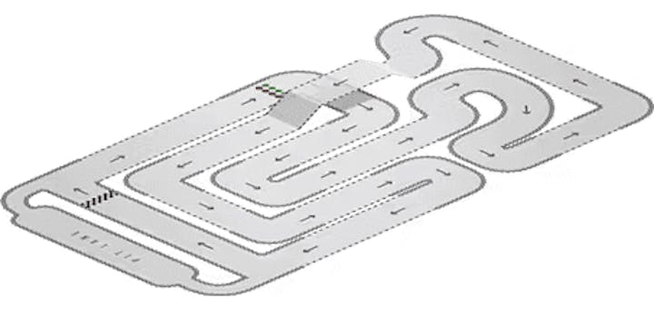 Go Kart Track Map of TeamSport Manchester Trafford Park