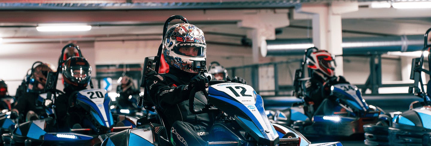 Klaar om te gaan karten!