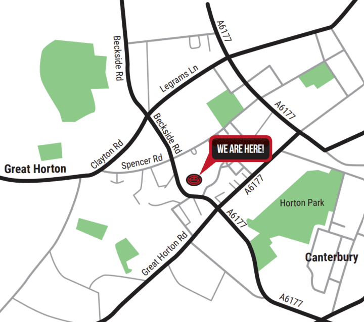 TeamSport Bradford Map Location