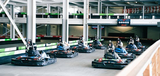 Startaufstellung auf Raceway 3