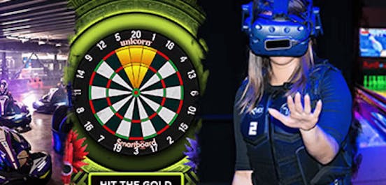 Combat Karts, E-Darts, VR, TeamSport Lanes